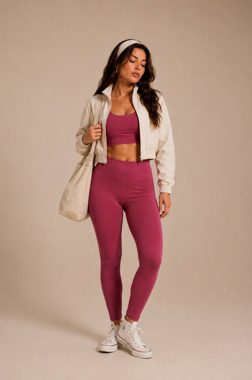 AURA essential Berry Rose en look studio doux